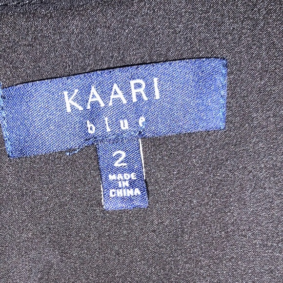 Kaari Blue Cold shoulder sz 2 LBD like new! - Picture 6 of 6